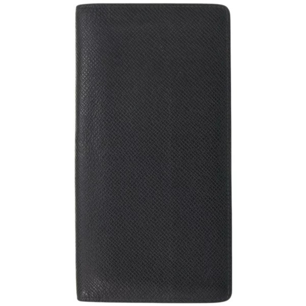 Louis Vuitton Portefeuille Brazza Taiga Navy Blue Long Wallet LV